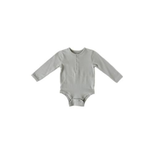 Essential Long Sleeve Organic Cotton Bodysuit, 3-6M