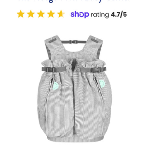 The Weego TWIN Baby Carrier