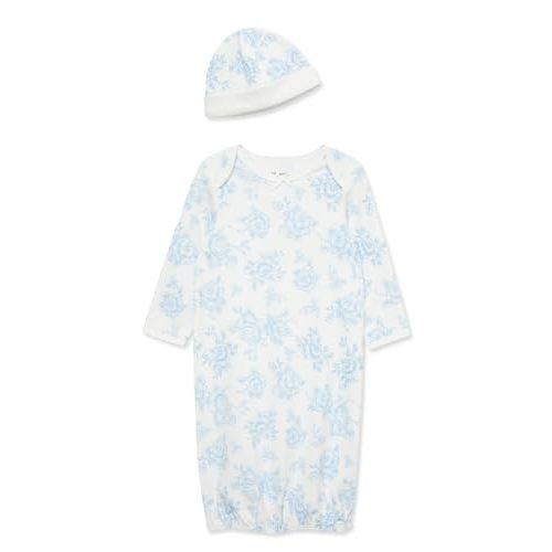 Little Me Baby Girls' 2-Piece Nightgown and Cap Set