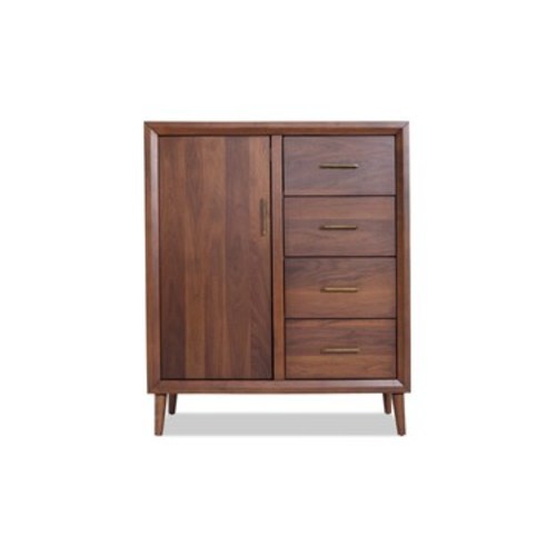 Bettie Walnut 4 Drawer Wardrobe