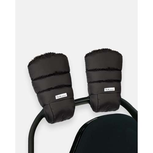 Warmmuffs - (Color: Black Plush)