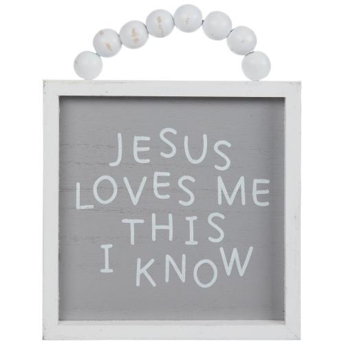 Jesus Loves Me Wood Wall Decor