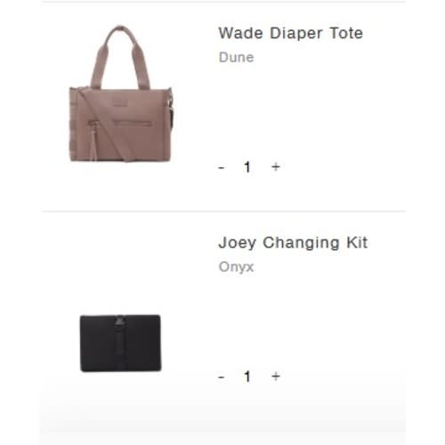 Parent Kit: Wade Diaper Tote + Joey Changing Kit