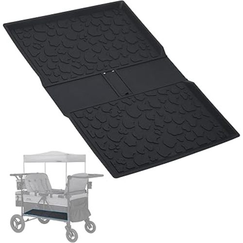 All Weather Mat for Jeep Wrangler Deluxe 4 Seater Stroller Wagon,Myvikcar Insert Floor Protect Pad 31.5 * 22 Inch