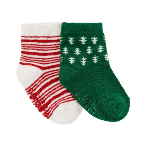 Baby 2-Pack Christmas Socks