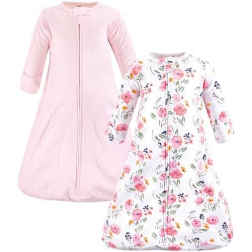 Hudson Baby BabyCotton Long-Sleeve Wearable Sleeping Bag, Sack, Blanket