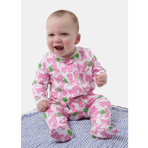 Infant Leo The Lion Polo Onesie | Roller Rabbit