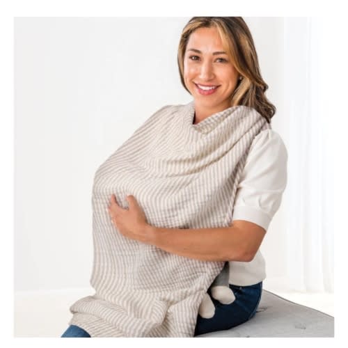 Muslin Breastfeeding Boss Nursing Cover | Snuggle Bugz | Canada's Baby Store