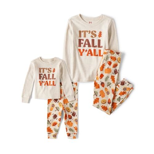 The Children’s Place Family Matching, Christmas and Holiday Pajama Sets, Cotton