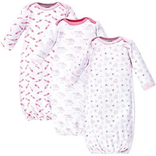Luvable Friends Baby Girls' Cotton Gowns