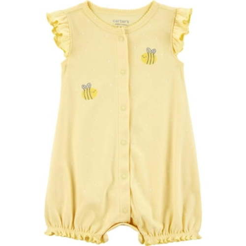 Carter's Child of Mine Baby Girl Romper, One-Piece, Sizes 0-3/24 Months