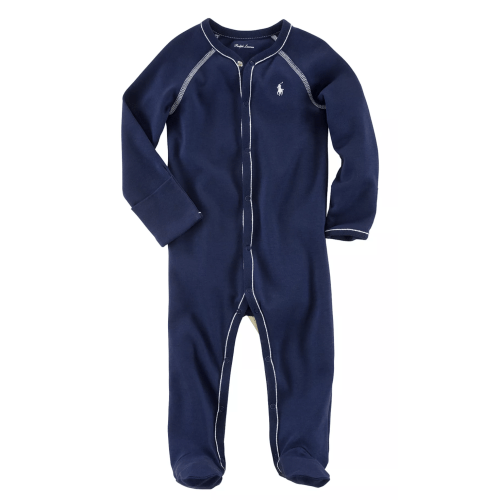 Ralph Lauren Boys' Layette Solid Footie