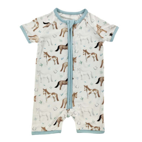 Prairie Gallop Bamboo Short Romper