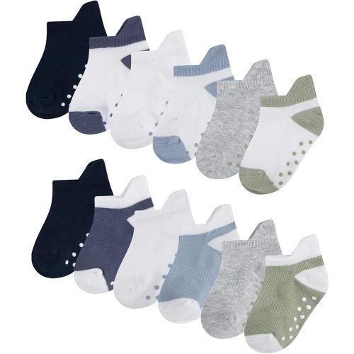 Huggies Baby 12-Pack Lightweight Ankle Gripper Socks