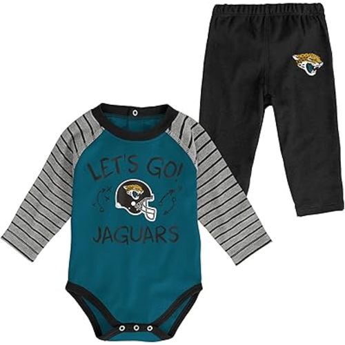 Outerstuff NFL Teams Baby Infant Let's Go Bodysuit Creeper and Pants Set (12m-24m)