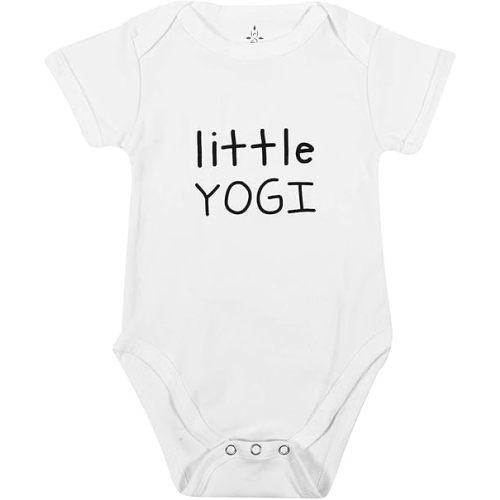 Yoga Baby Organic Cotton Little Yogi Onesie for Yoga Babies