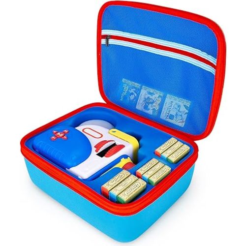 Case Compatible with Little Tikes Story Dream Machine Books Starter Set, Toy Storage Case for Little Tikes Projector Storybook Character, Gift for Kids Girls Boys, Blue (Case Only)