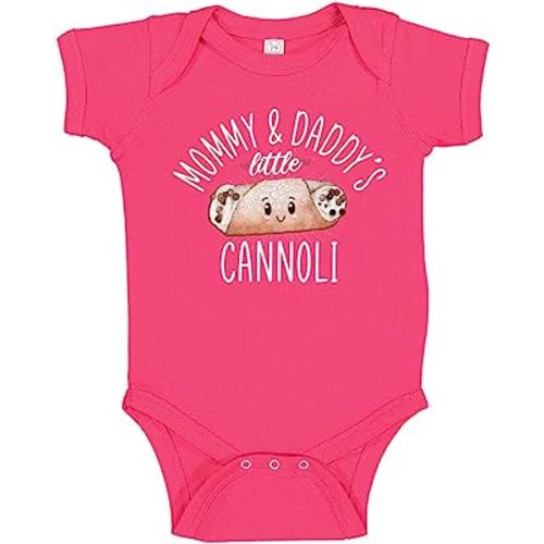 Mommy and Daddy's Little Cannoli Baby Bodysuit One Piece or Toddler Shirt Cute Italian Baby Clothes