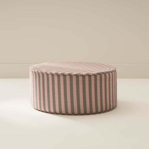 Pink and Green Ottoman | Bennett | House of Noa