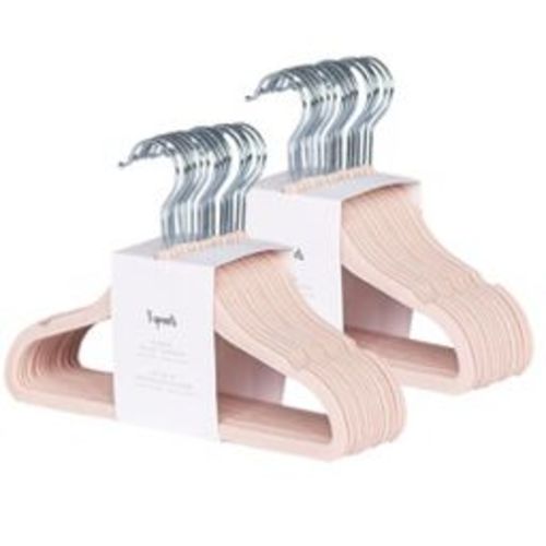 3 Sprouts Kids & Baby Velvet Hangers 30 pack - Pink