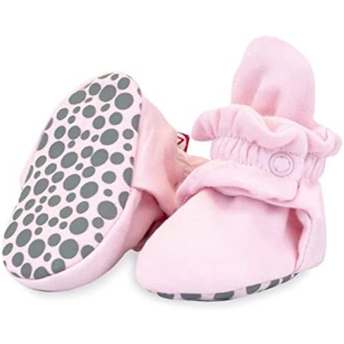 Zutano Unisex Organic Cotton Baby Booties With Gripper Soles