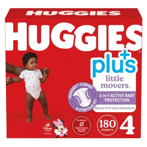 Huggies Plus Diapers Sizes 3 - 7