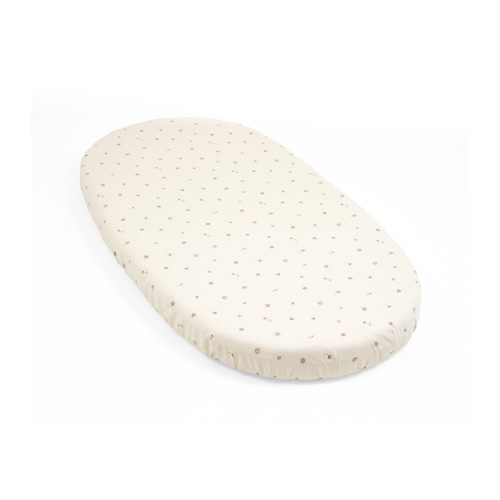 Stokke® Sleepi™ Bed Fitted Sheet Flower Ecru