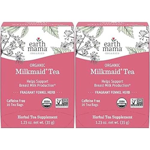 Earth Mama Organic Milkmaid® Tea | Lactation Support Herbal Tea
