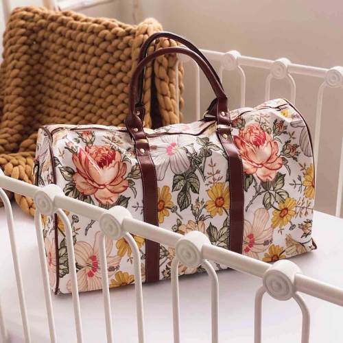 Peyton's Vintage Floral Overnight Bag