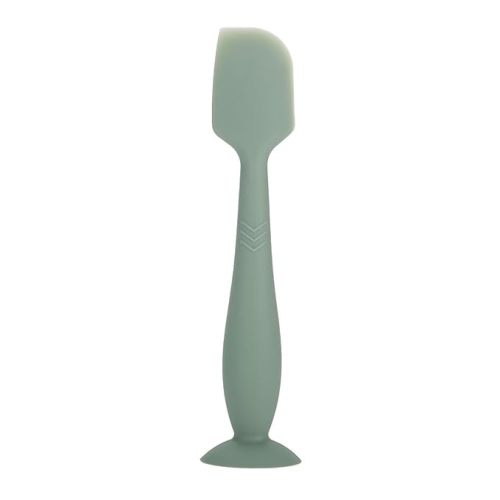 Baby Diaper Cream Spatula, Silicone Nappy Rash Cream Applicator with Suction Cup, Baby Diaper Rash Cream Applicator, Diaper Cream Brush, Soft Baby Bottom Diaper Spatula for Babies - green