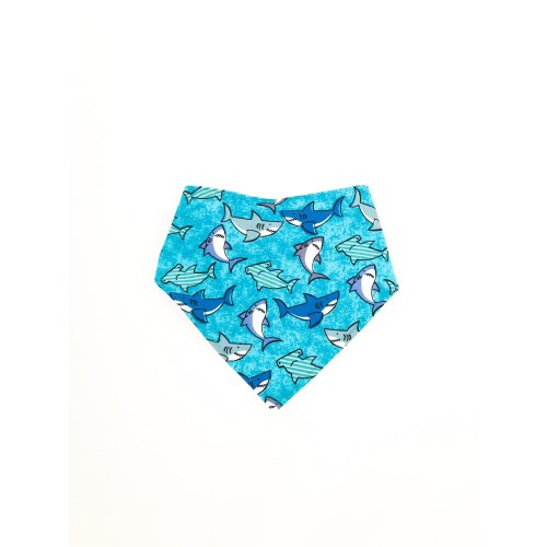 Shark Baby Bib, Bandana Bib, Baby Boy, Baby Girl, Shark Nursery, Baby Shower, Baby Gift, Ocean Nursery, Ocean Bibs, Sea Life, Drool Bib