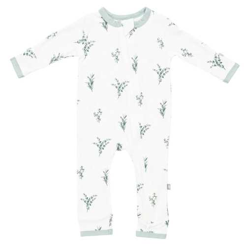 Zippered Romper in Eucalyptus