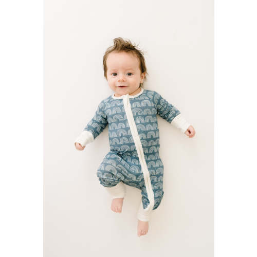 Blue Rainbows Bamboo Sleeper
