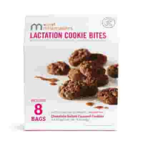 Munchkin® Milkmakers® Lactation Cookie Bites, Chocolate Salted Caramel, Fenugreek Free, 8 Count