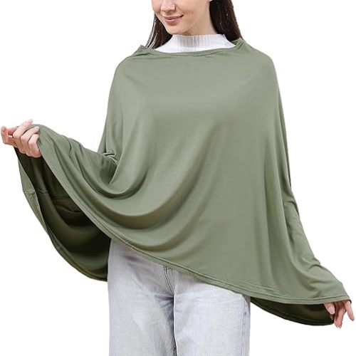 Buvanghes Nursing Cover for Breastfeeding - Army Green