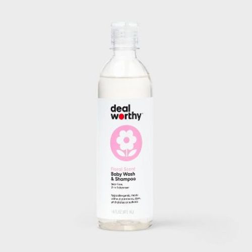 Floral Scented Baby Wash and Shampoo - 14 fl oz - Dealworthy™