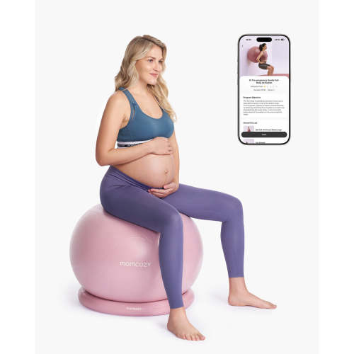 Momcozy BirthEase Maternity Exercise Ball for Pregnancy & Postpartum