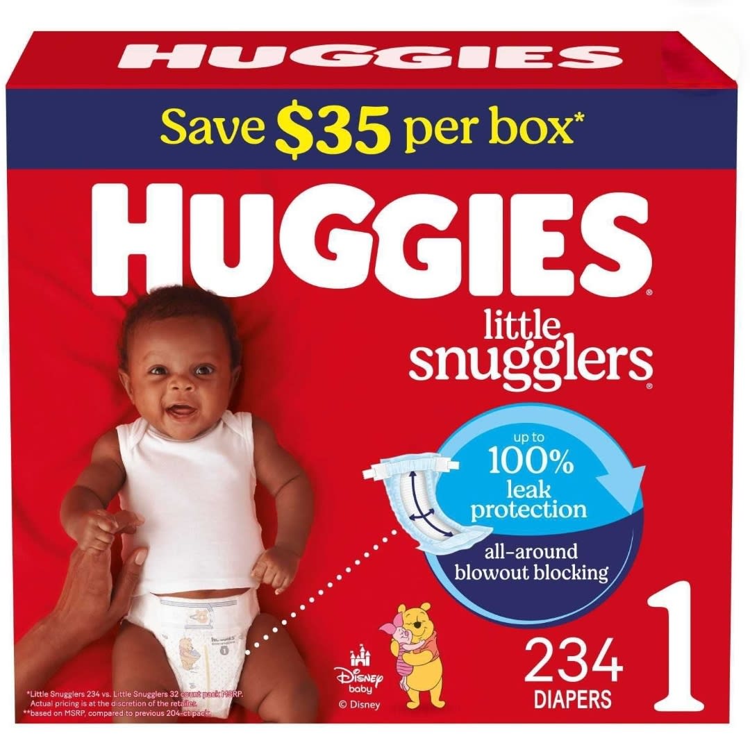 Huggies Little Snugglers Baby Diapers, Size 1 Newborn-2 - Samsclub.com