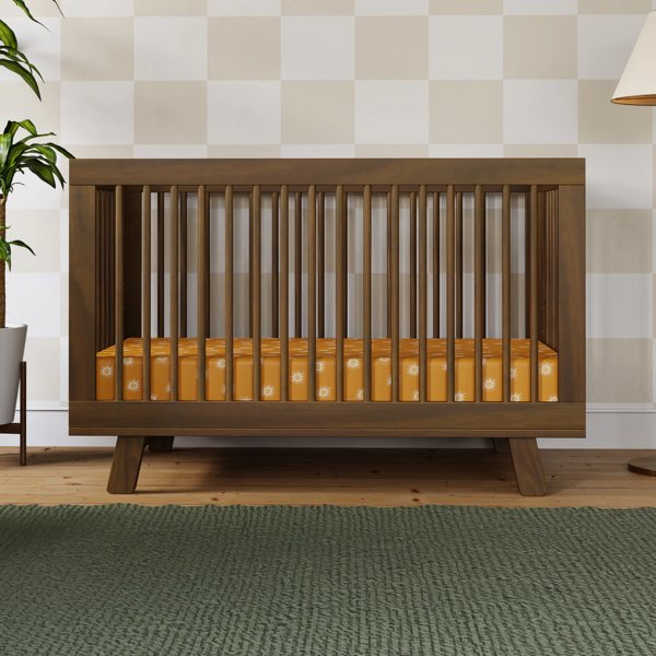 Hudson 3-in-1 Convertible Crib with Toddler Bed Conversion Kit