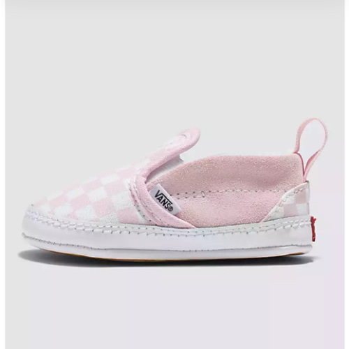 Infant Slip-On V Crib Checkerboard Shoe