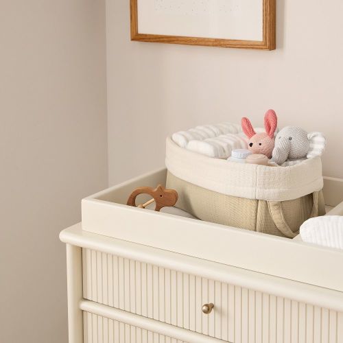 Foldover Quilted Diaper Caddy | West Elm