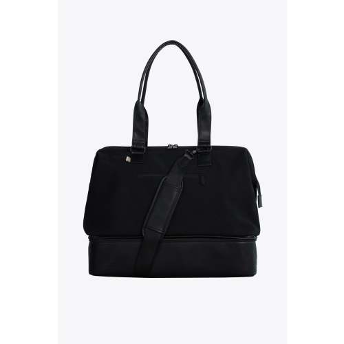 BÉIS 'The Weekender' in Black - Black Travel Bag & Overnight Bags