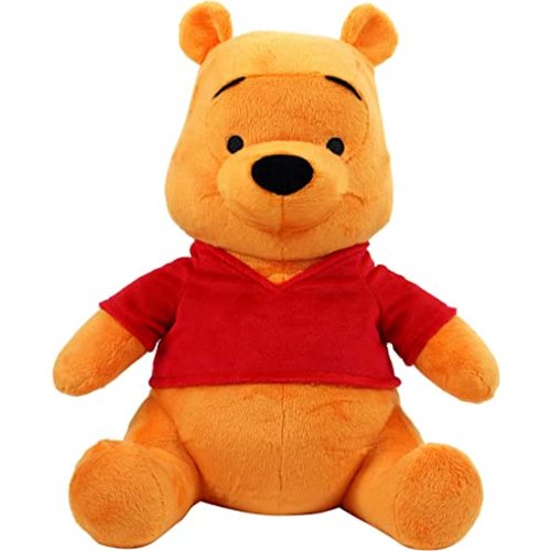 Disney Classics Friends Large 12.2-inch Plush Winnie the Pooh, Stuffed Animal, Super Soft Plush, Kids Toys for Ages 2 Up by Just Play