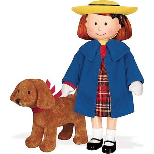 YOTTOY Madeline Collection | Madeline Poseable Doll and Genevieve Soft Toy in Take-Along Box