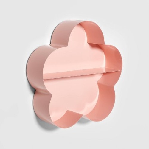 Metal Flower Kids' Shelf Pink - Pillowfort™