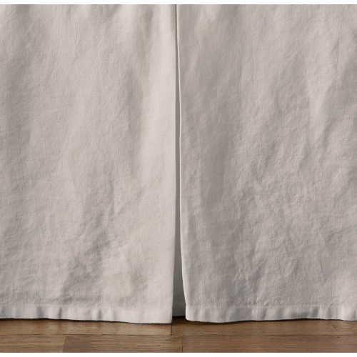 Flax Washed Organic Linen Crib Skirt | RH Baby & Child