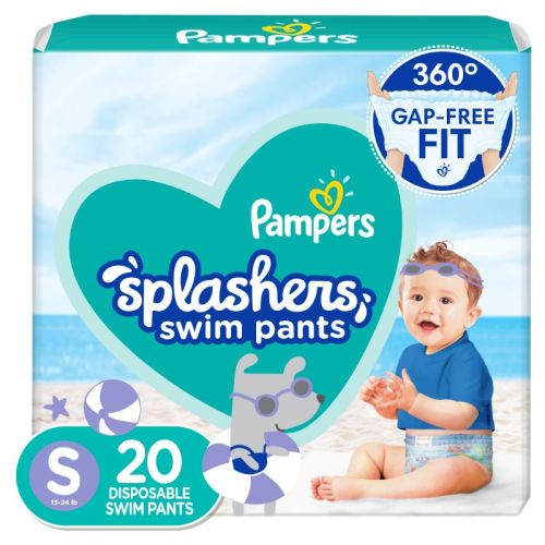 Pampers Splashers Disposable Swim Pants - (Select Size and Count), Size: Small