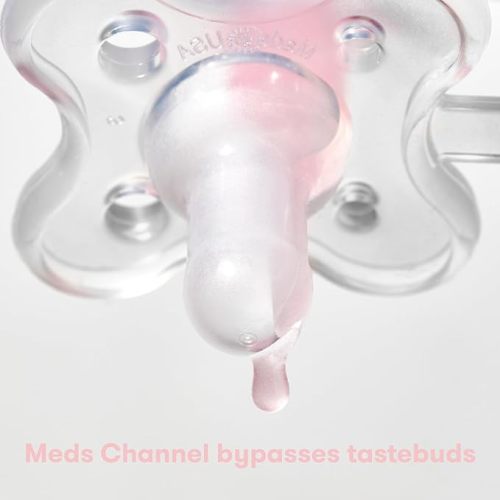 Frida Baby Medicine Pacifier, Medi Frida Baby Medicine Syringe & Accu-Dose Pacifier, Baby Medicine Dispenser for Mess & Fuss Free Use - MediFrida the Accu-Dose Pacifier