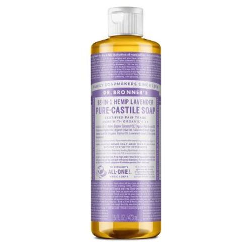 Dr. Bronner's Pure Castile Soap - Lavender - 16 Fl Oz
