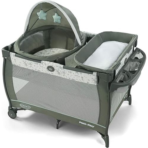 Graco Pack 'n Play Travel Dome Playard | Includes Travel Bassinet